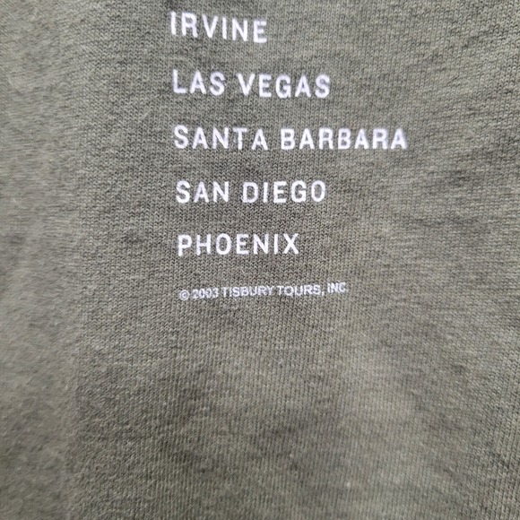 VTG James Taylor Oct Rd 2003 Tour Tshirt Mens XL Tennessee River Double Side USA - Picture 6 of 9